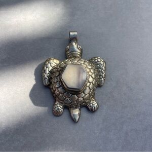 Tibetan Silver Shell Turtle Pendant